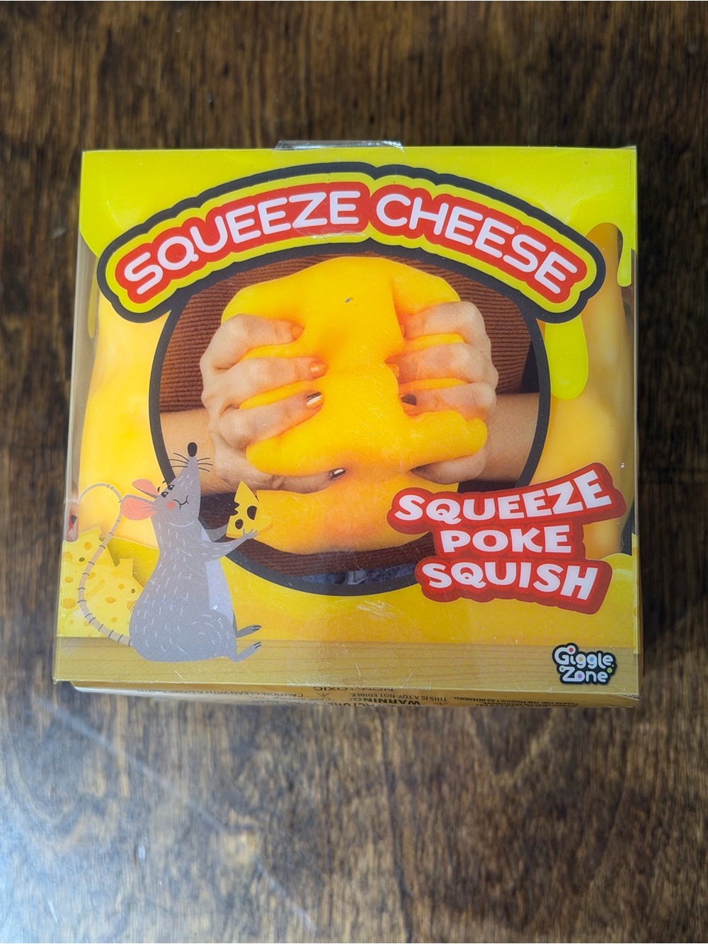 Sunny Days Squeeze Cheese squishy NWT
